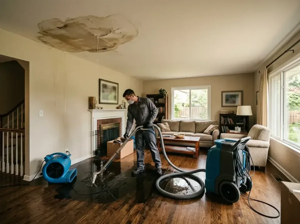 attic-pipe-burst-ceiling-drip-008 — frequently asked questions, Water Damage Restoration & Carpet Care in Mayflower, AR